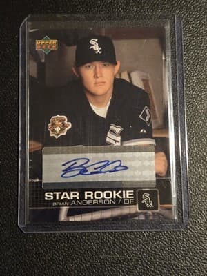 2003 Upper Deck Prospect Premieres #P13 Brian Anderson Autographs - Image 1