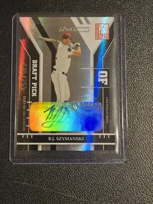 2004 Donruss Elite Extra B.J. Szymanski Signature Turn of the Century #/250 - Image 1