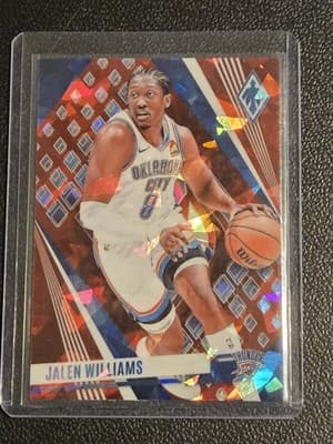 2023-24 Panini Phoenix #178 Jalen Williams Phoenix Red Ice - Image 1