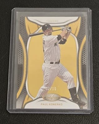 2023 Panini Chronicles #48 Paul Konerko Certified Holo Gold #/10 - Image 1