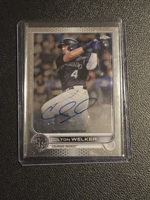 2022 Topps Chrome #RA-CWE Colton Welker Rookie Autographs - Image 1