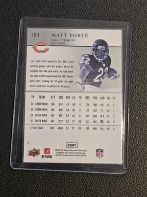 2008 Upper Deck First Edition #181 Matt Forte - Thumbnail 2