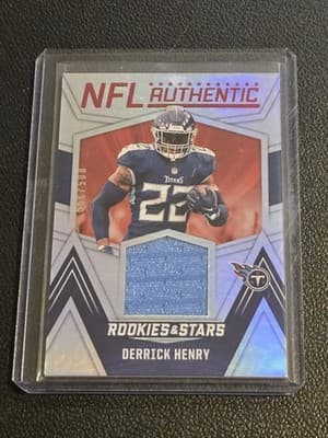 2023 Panini Rookies & Stars #NA-DH Derrick Henry NFL Authentic Longevity #/399 - Image 1