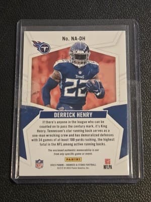 2023 Panini Rookies & Stars #NA-DH Derrick Henry NFL Authentic Longevity #/399 - Thumbnail 2