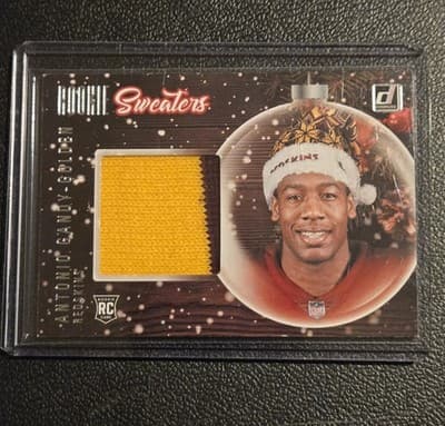 2020 Donruss #SW-AG Antonio Gandy-Golden Rookie Holiday Sweater - Image 1