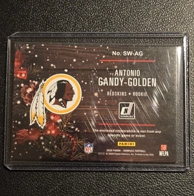 2020 Donruss #SW-AG Antonio Gandy-Golden Rookie Holiday Sweater - Thumbnail 2