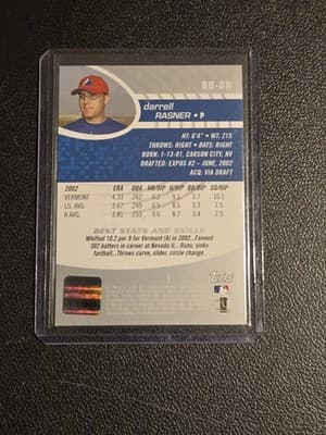 2003 Bowman's Best #BB-DR Darrell Rasner - Thumbnail 2