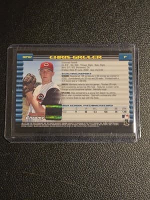 2002 Bowman Draft Picks & Prospects #BDP167 Chris Gruler Chrome - Thumbnail 2