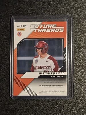 2021 Panini Elite Extra Edition #FT-HK Heston Kjerstad Future Threads - Thumbnail 2