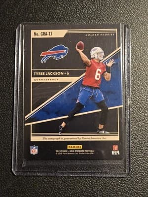 2019 Panini Gold Standard Tyree Jackson Golden Rookies Autographs #199/199 - Thumbnail 2
