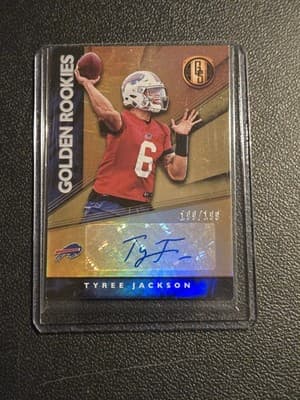 2019 Panini Gold Standard Tyree Jackson Golden Rookies Autographs #199/199 - Image 1