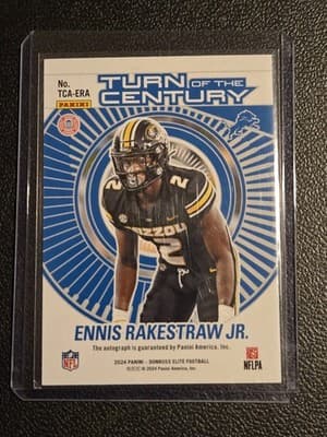 2024 Donruss Elite #TCA-ERA Ennis Rakestraw Turn of the Century Autographs #/499 - Thumbnail 2