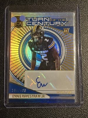 2024 Donruss Elite #TCA-ERA Ennis Rakestraw Turn of the Century Autographs #/499 - Image 1