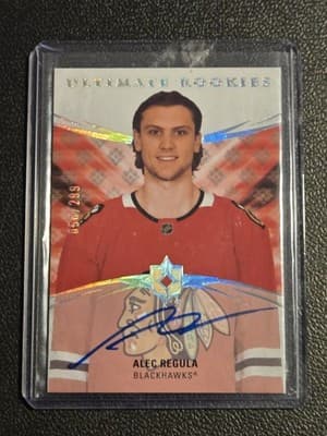 2020-21 Upper Deck Ultimate Collection #183 Alec Regula #/299 - Image 1
