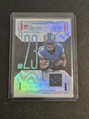 2025 Score #23 Amon-Ra St. Brown Top 100 - Image 1