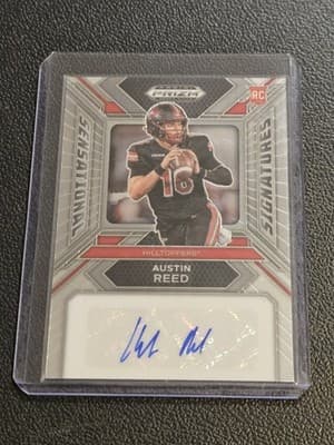 2024 Panini Prizm Draft Picks #SS-ARD Austin Reed Sensational Signatures Silver - Image 1