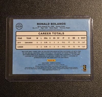 2020 Donruss #86S-RB Ronald Bolanos Retro 1986 Signatures - Thumbnail 2