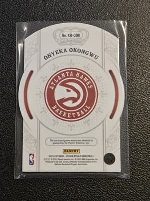 2021-22 Panini Crown Royale #KR-OOK Onyeka Okongwu Knights of the Round Table - Thumbnail 2