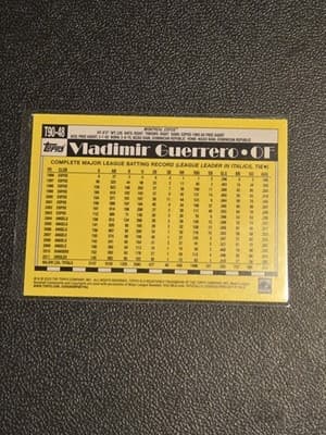 2025 Topps Vladimir Guerrero 1990 Topps Baseball 35th Anniversary - Thumbnail 2
