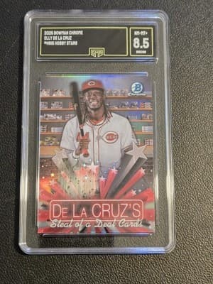 2025 Bowman #HS-15 Elly De La Cruz Hobby Stars GMA 8.5 - Image 1