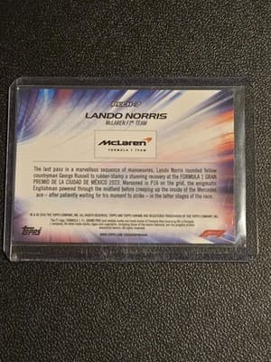 2024 Topps Chrome Logofractor Edition Formula 1 Lando Norris Re-Charged - Thumbnail 2