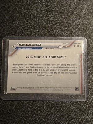 2020 Topps Update #U-154 Mariano Rivera Rainbow Foil - Thumbnail 2