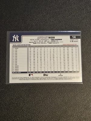2025 Topps #14 Anthony Rizzo Diamante Foil - Thumbnail 2