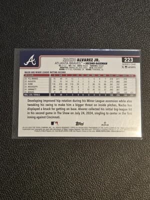 2025 Topps #223 Nacho Alvarez Jr. Diamante Foil - Thumbnail 2