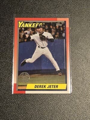 2025 Topps #T90-87 Derek Jeter 1990 Topps Baseball 35th Anniversary - Image 1