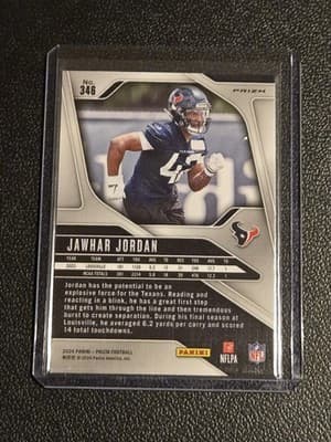 2024 Panini Prizm #346 Jawhar Jordan Green Wave - Thumbnail 2