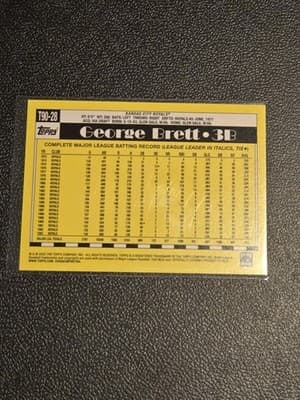 2025 Topps George Brett 1990 Topps Baseball 35th Anniversary - Thumbnail 2