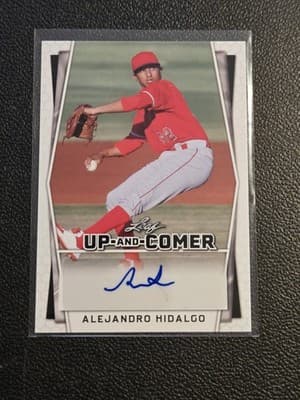 2022 Leaf Holiday Packs - Up-And-Comer #UC-AH1 Alejandro Hidalgo - Image 1