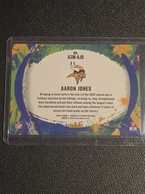 2024 Panini Rookies & Stars #AIM-AJS Aaron Jones Artistry in Motion Longevity - Thumbnail 2