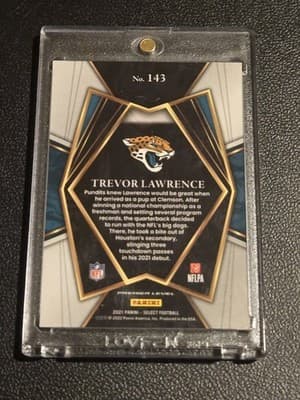 2021 Panini Select #143 Trevor Lawrence - Thumbnail 2