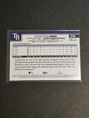 2025 Topps #236 Christopher Morel Diamante Foil - Thumbnail 2