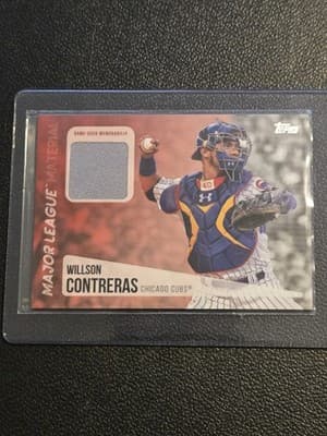 2019 Topps #MLM-WC Willson Contreras Major League Material Relics - Image 1