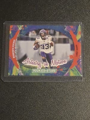 2024 Panini Rookies & Stars #AIM-AJS Aaron Jones Artistry in Motion Longevity - Image 1
