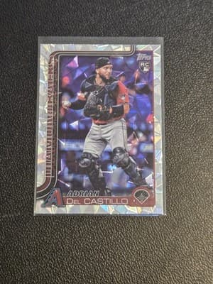 2025 Topps #226 Adrian Del Castillo Diamante Foil - Image 1