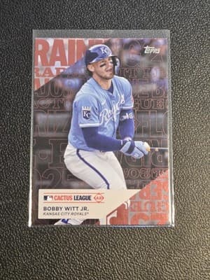 2025 Topps #TG-6 Bobby Witt Jr. Training Grounds - Image 1