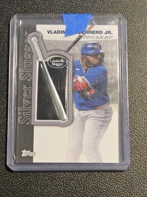 2022 Topps #SSA-VGJ Vladimir Guerrero Jr. Silver Slugger Award Patches - Image 1