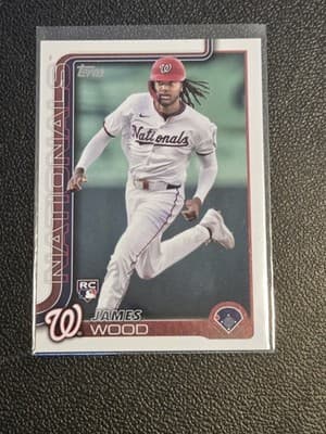 2025 Topps #181 James Wood - Image 1