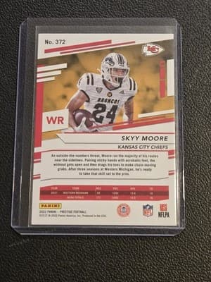 2022 Panini Prestige #372 Skyy Moore Xtra Points Diamond - Thumbnail 2