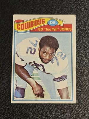 1977 Topps #314 Ed "Too Tall" Jones - Image 1