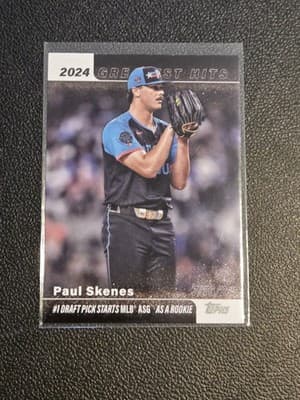2025 Topps #GH-24 Paul Skenes 2024 Greatest Hits - Image 1