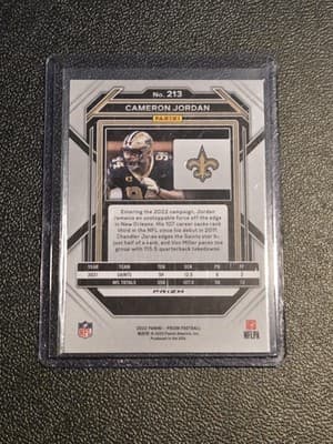 2022 Panini Prizm #213 Cameron Jordan - Thumbnail 2