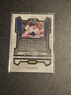 2024 Panini Prizm #75 Alex Rodriguez Green Prizms - Thumbnail 2