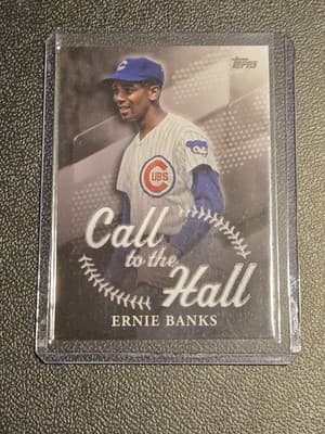2025 Topps #CTH-10 Ernie Banks Call to the Hall - Image 1