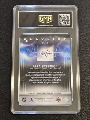2024-25 Upper Deck #PL-12 Alex Ovechkin Playlist GMA 9 - Thumbnail 2