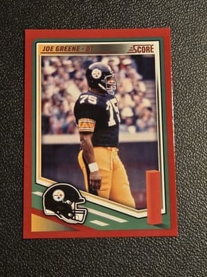 2025 Score #8 Joe Greene Red - Image 1