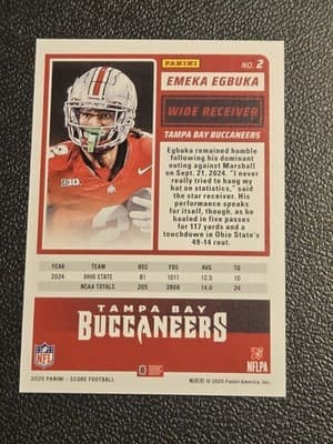 2025 Score #2 Emeka Egbuka - Thumbnail 2